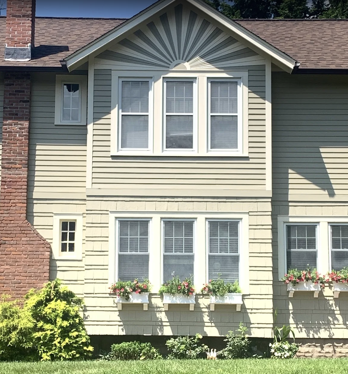 Exterior after painting — full view of completed project